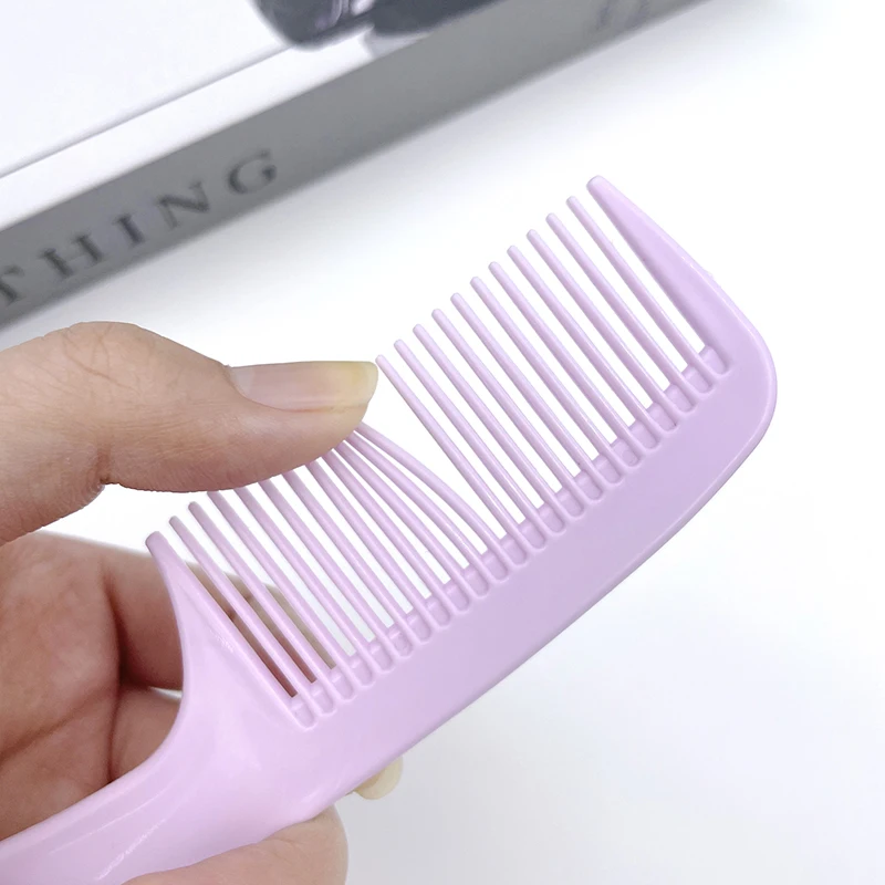 1 Pair Mini Portable Pocket Combs (Pointed Tail Comb   Flat Comb), Perfect for Hair Styling and Braiding. Convenient for Travel. view 5