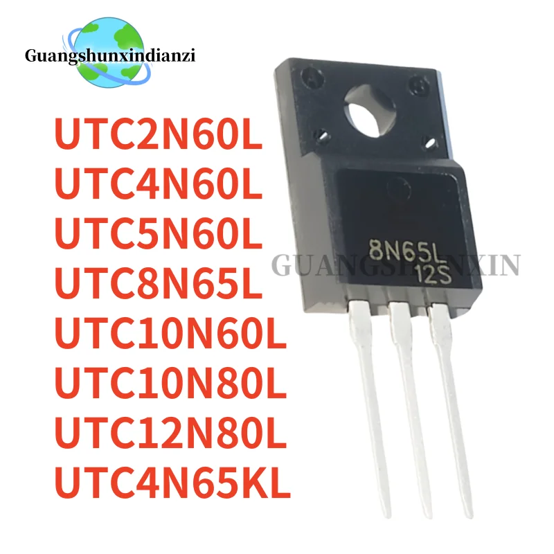 10 ชิ้น UTC12N80L UTC4N60L UTC10N80L UTC10N60L UTC2N60L UTC4N65KL UTC5N60L UTC8N65L 5N60L 12N80L 4N60L 10N80L 10N60L 2N60L 8N65L