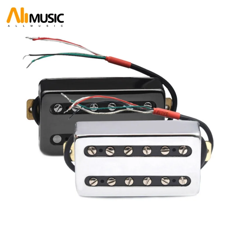 

Electric Guitar Pickup Coil, II Style Brass Cover, Splitting Humbucker, Dual Coil Pickup, N7.5K, B15K Output