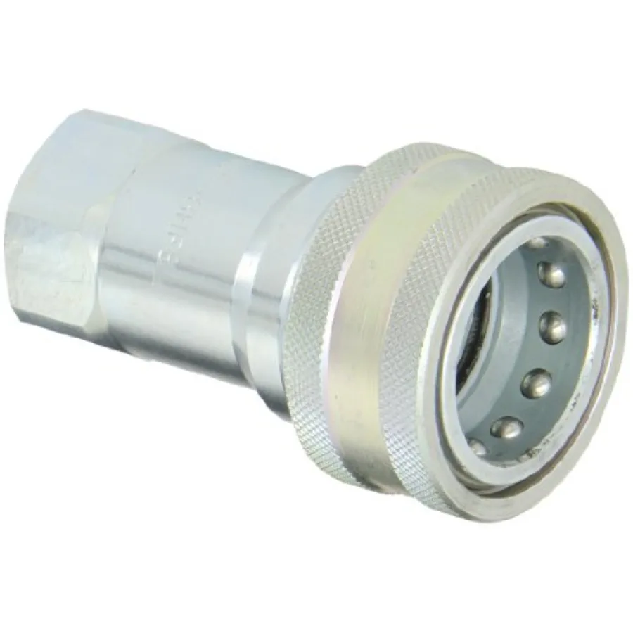 

Соединительная муфта клапана, стальная муфта для замены гидравлического фитинга ISO-B, 1 муфта x 1–11–22, внутренняя резьба NPTF для промышленного применения