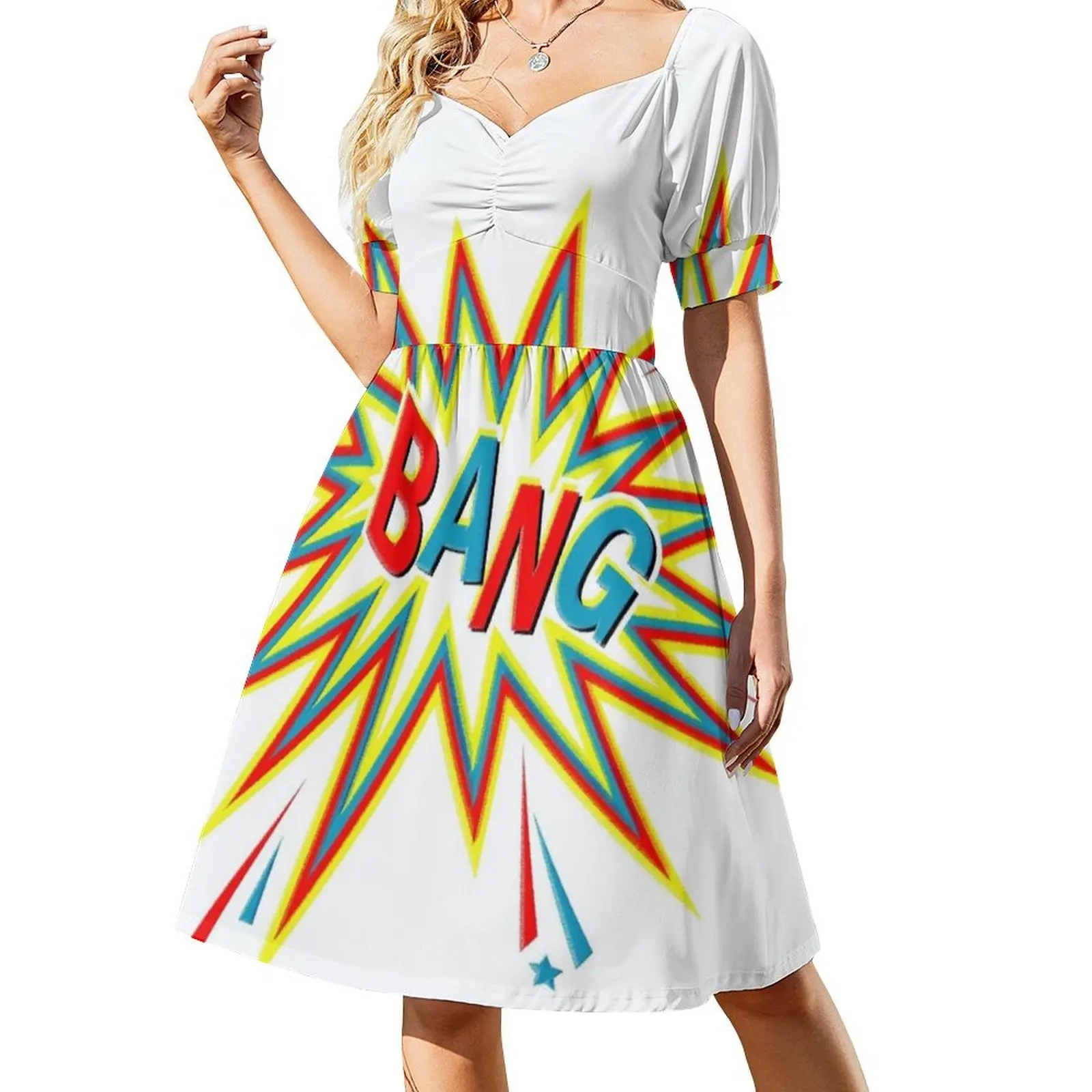 فستان بانج بوهو أنيق أنيق لحفلات الزفاف على الشاطئ وحفلات الزفاف وضوضاء كرتونية ملابس نسائية ذات لون ديناميكي أنيق #2