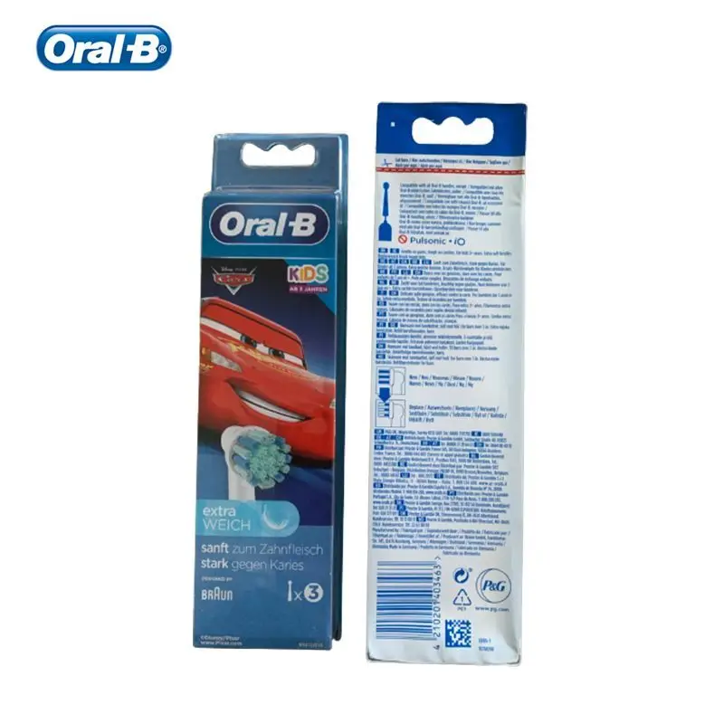 رؤوس فرشاة للأطفال بديلة عن طريق الفم ، فرشاة أسنان كهربائية للأطفال ، شعيرات ناعمة ، فوهات قابلة للاستبدال ، أصلية