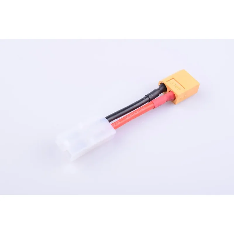 2 pcs Male XT60 To Female Tamiya Adapter 14awg Battery Charging Cable 40mm