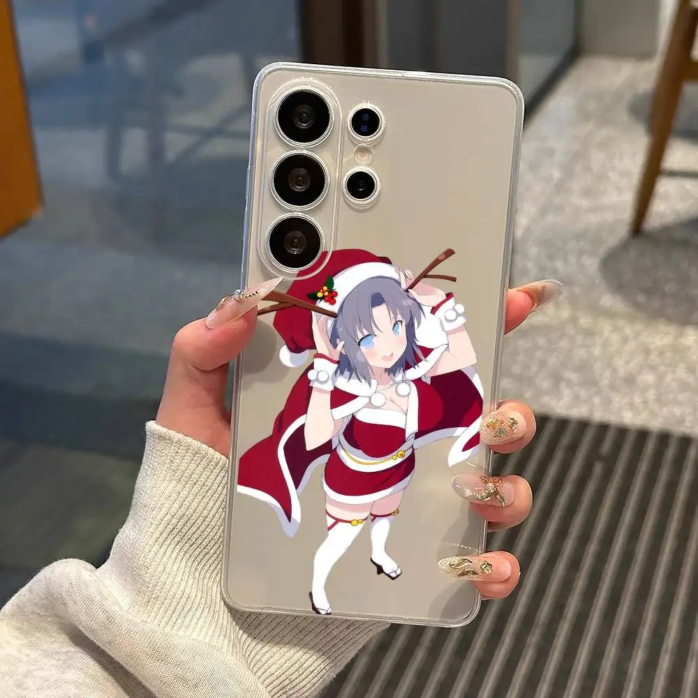 Funda Transparente para Teléfono Senran Kagura Yumi Compatible con Samsung S25, S24, S21, S22, S23, S30, Ultra, S20, Plus, Fe, Note, 10, 9, 5G