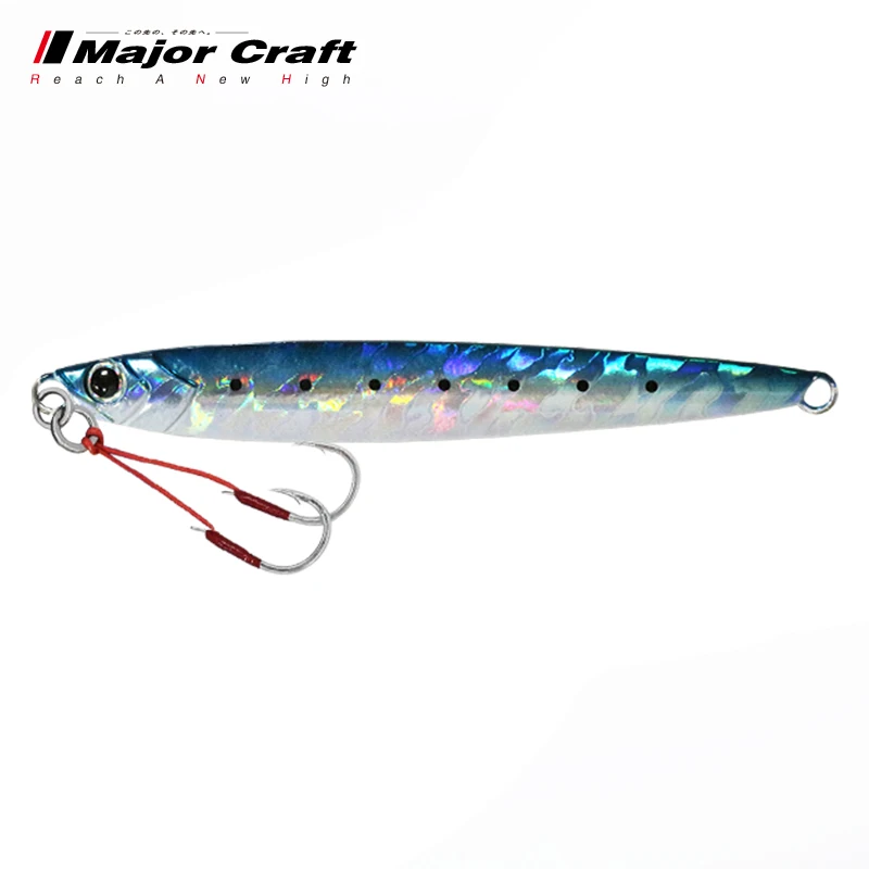 MajorCraft Japan Maple Iron Plate Lure Bait JPSL Sea Fishing 60g Hook Boat Shore Drop Quick Draw Fake Bait