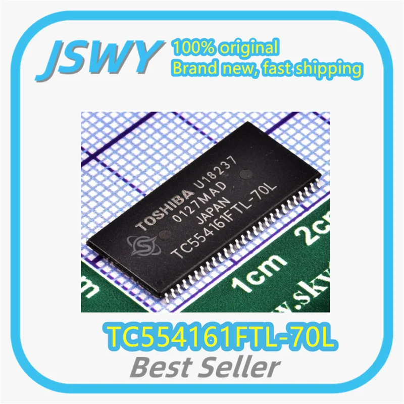 

(1/5 pcs) TC554161FTL-70L TC554161 TSOP-54 Memory Chip Memory IC Genuine Authentic In-Stock Brand New