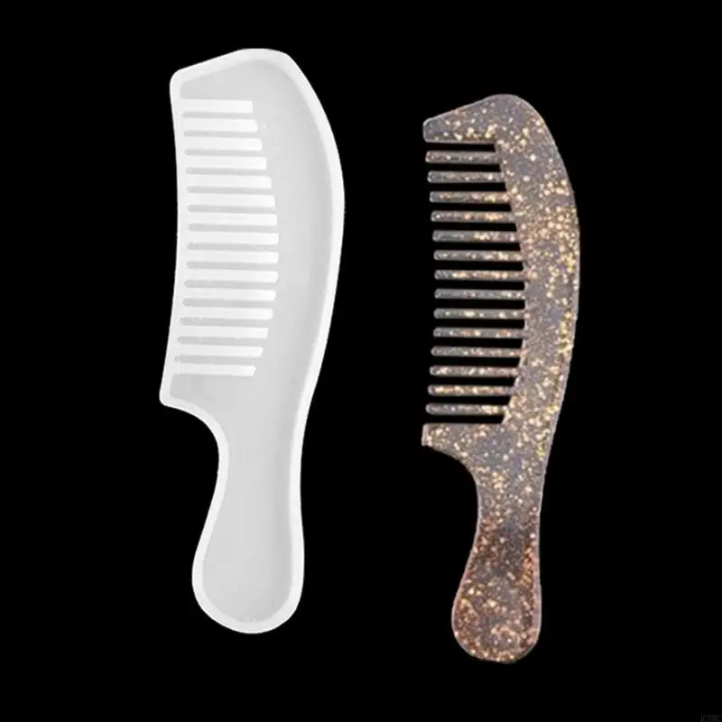 R3MC 2x Resina FOLD molde transparente pente pente silicone