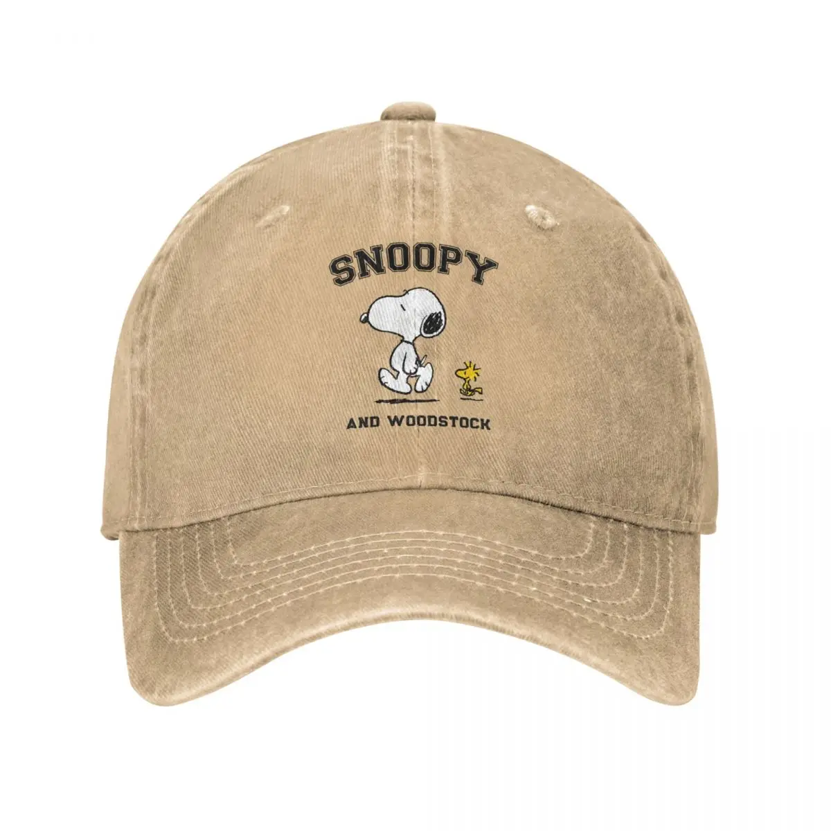 Snoopy And Charlie Brown Trucker Hat Merch Vintage Distressed Cotton Peanuts Headwear For Unisex Adjustable