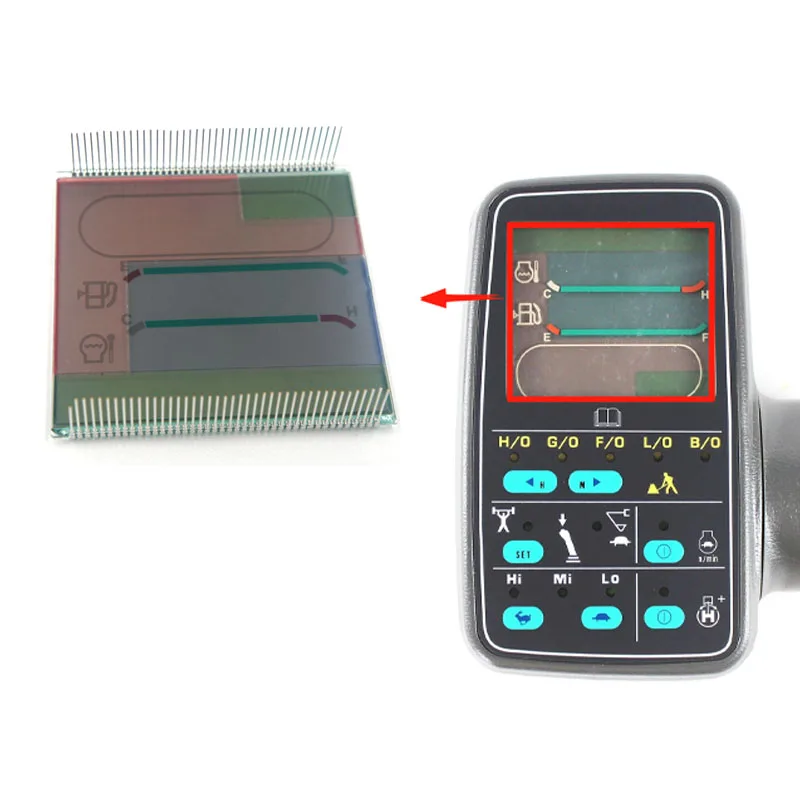 For Komatsu PC120-6/ 200-6 /220-6 /PC300-6 /6D95 crane scale instrument LCD display screen parts replacement and repair use