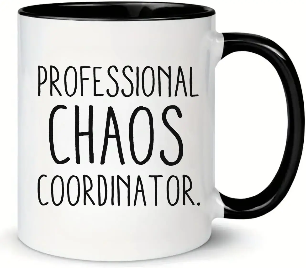 MissDaisy-Chaos Coordinator Coffee Cup Professional Chaos Coordinator Coffee Mug Ceramic Tea Cup Funny Work Mug Funny Coworker F