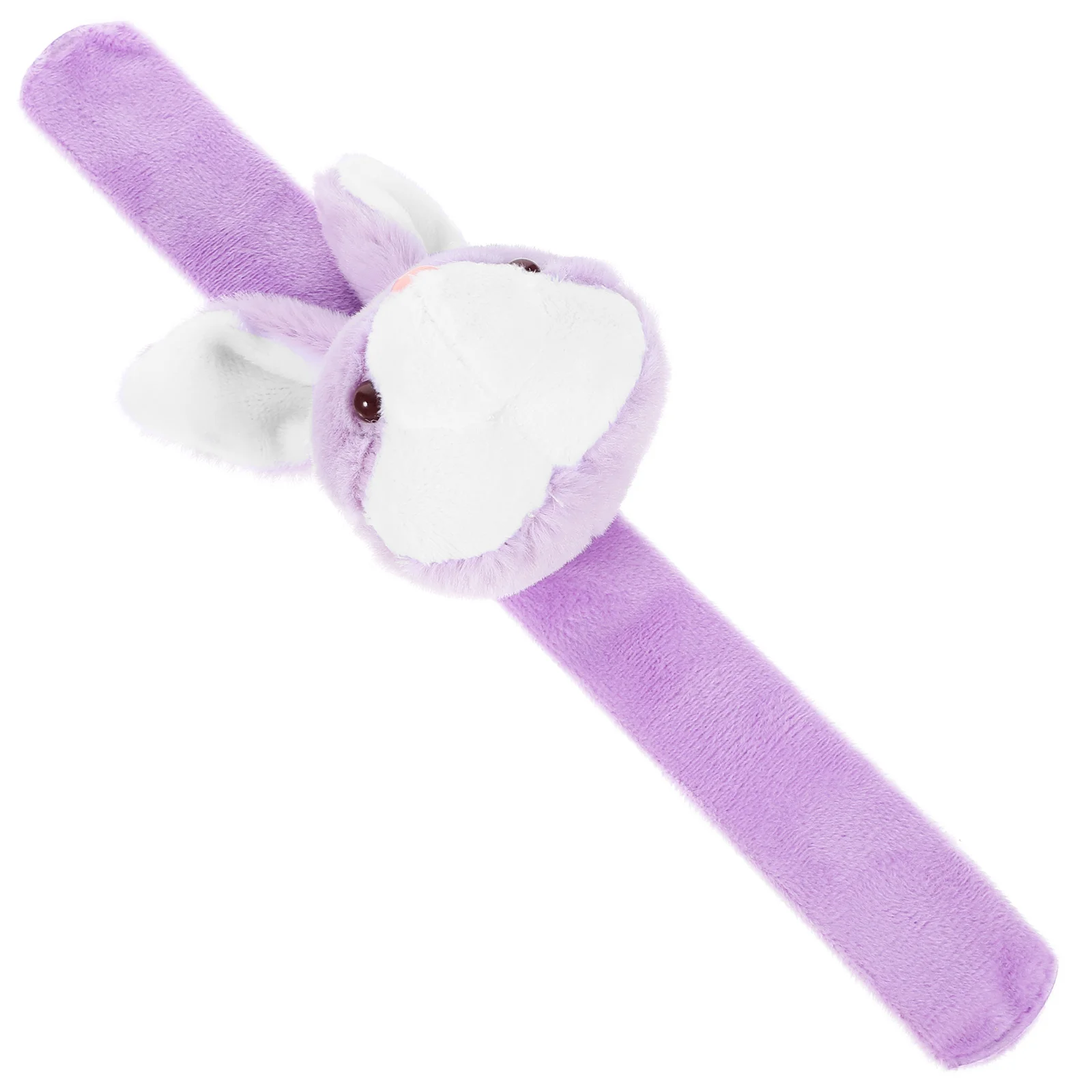 

Rabbit Slap Bracelet Animal Theme Party Favor - Soft Stuffed Wristband for Birthday Jungle Party Decor and Playtime Fun