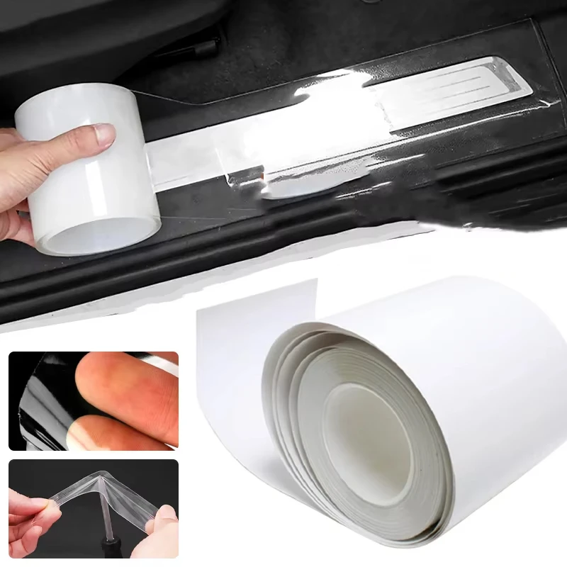 High Strength Anti Scratch Rhino Skin Sticker Vinyl Clear Transparence Thickness Bike Protective Film Bicycle Frame Protection