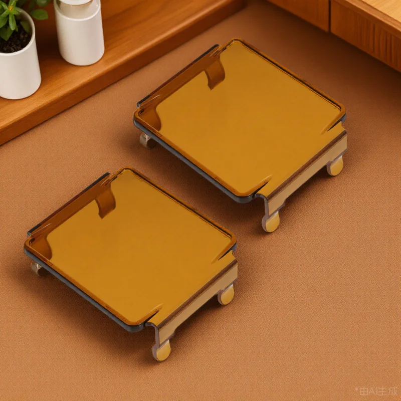 

2 шт. акриловый автомобильный противотуманный фонарь, квадратный абажур для вождения для внедорожного грузовика, внедорожника, водонепроницаемый, пылезащитный, прочный, рабочий свет, щит