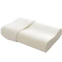 1PC Replacement Orthopedic Pillow Latex Massage Pillows Natural Latex Memory Pillow Sleeping Home Supplies With Pillow Cover Txt
