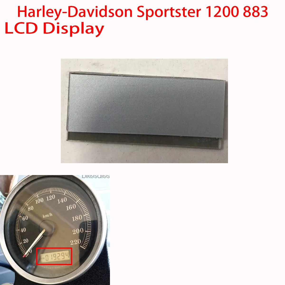 velocimetro lcd para harley davidson reparacao de tela instrumento sportster 1200 883 v72 novo 01