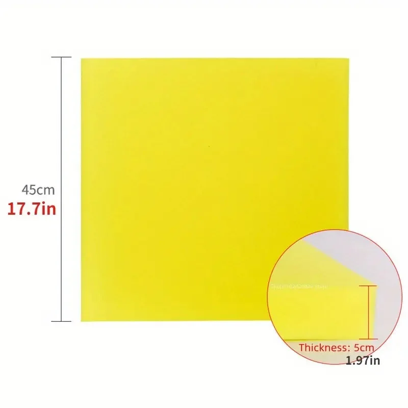 High Density Ceramic Sponge Mat 45×45  Inch - Thick Absorbent Desk Pad for Painting Crafts