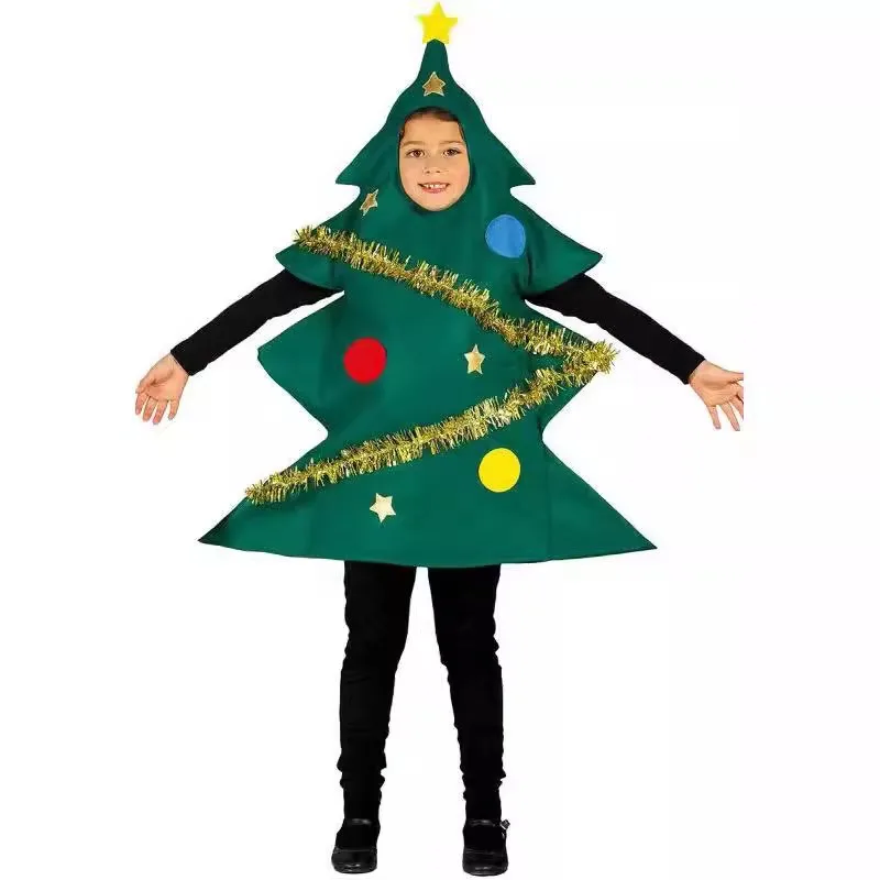Kerstboomkostuum Stage Performance Prop Volwassen Kids Festival Outfit