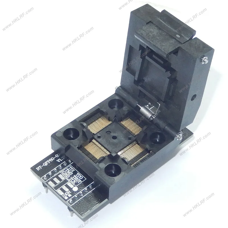 QFP80 RT-QFP80-01 Adapter MCU IC Adapter TMS320F28035 for RT809H Programmer