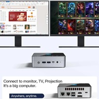 MOREFINE M9S Mini PC 12th Gen I3 N305 N300 N200 ES QS PCIE3.0x4 2xLAN Home /Office Computer Windows 11 NUC WiFi6 Firewall