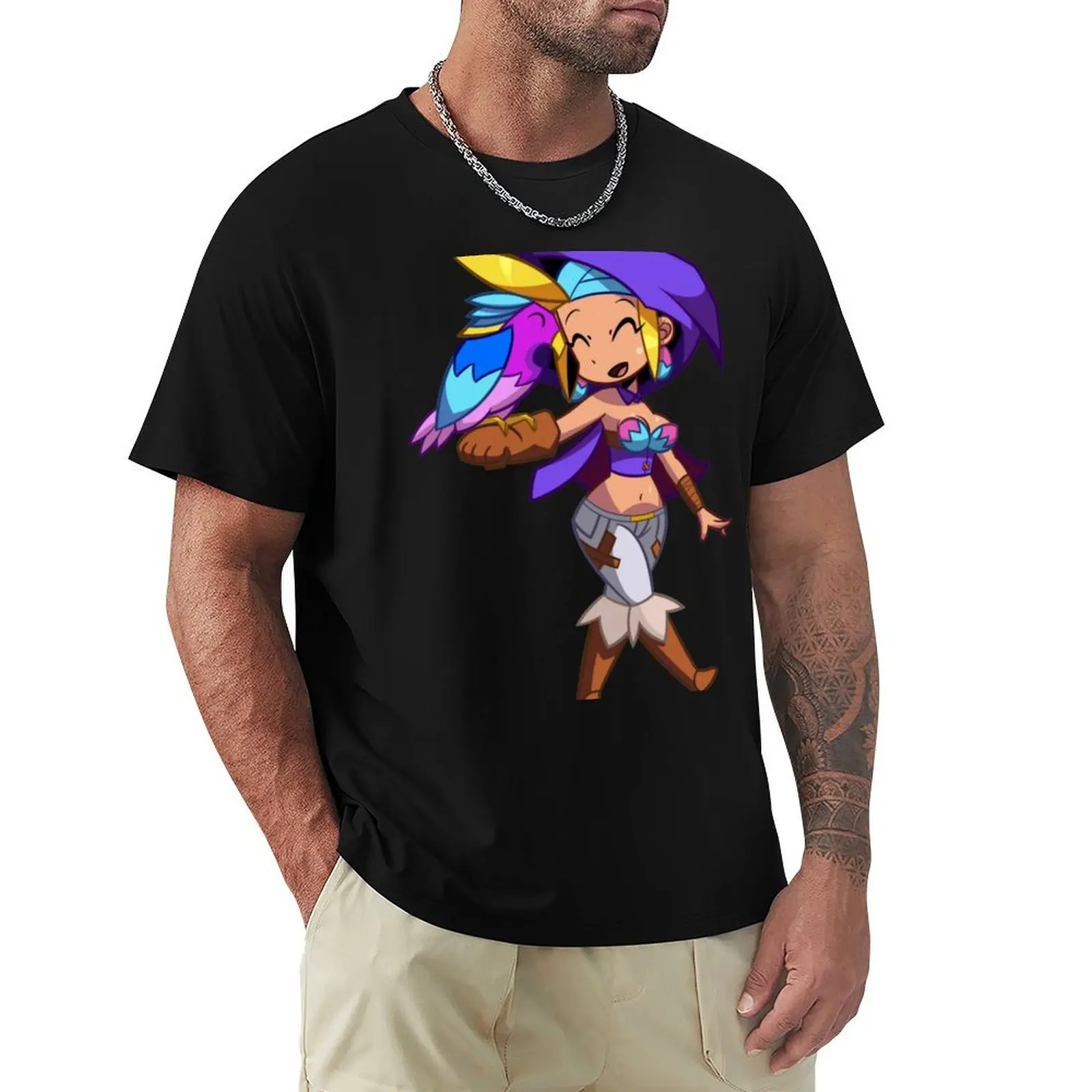 Shantae |   Sky T-Shirt letnie ubrania zwierzęcy nadruk dla chłopców Koszulki męskie
