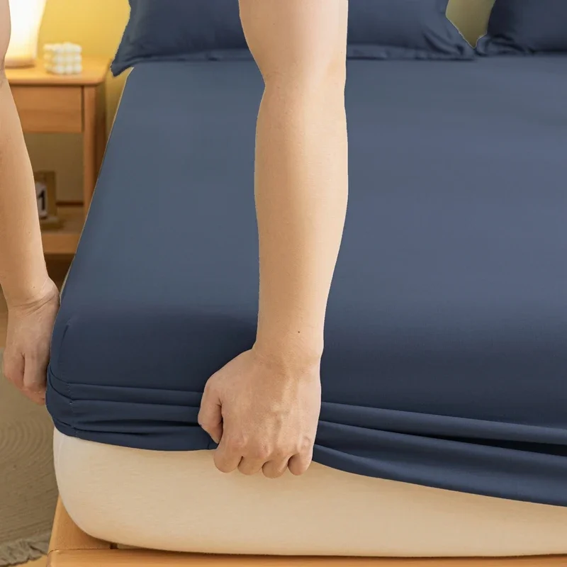 1 Piece of Solid Color Matte Bed Sheet, Solid Color Bed Cover for Bedroom, Bedding ( Excluding Pillowcases) 140/150/160/180/200
