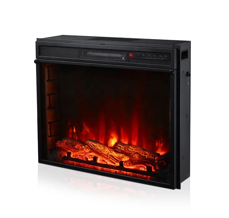 Low Price Modern Heater Good Quality 7 Flame Colors Intelligent Insert Electric Fireplace