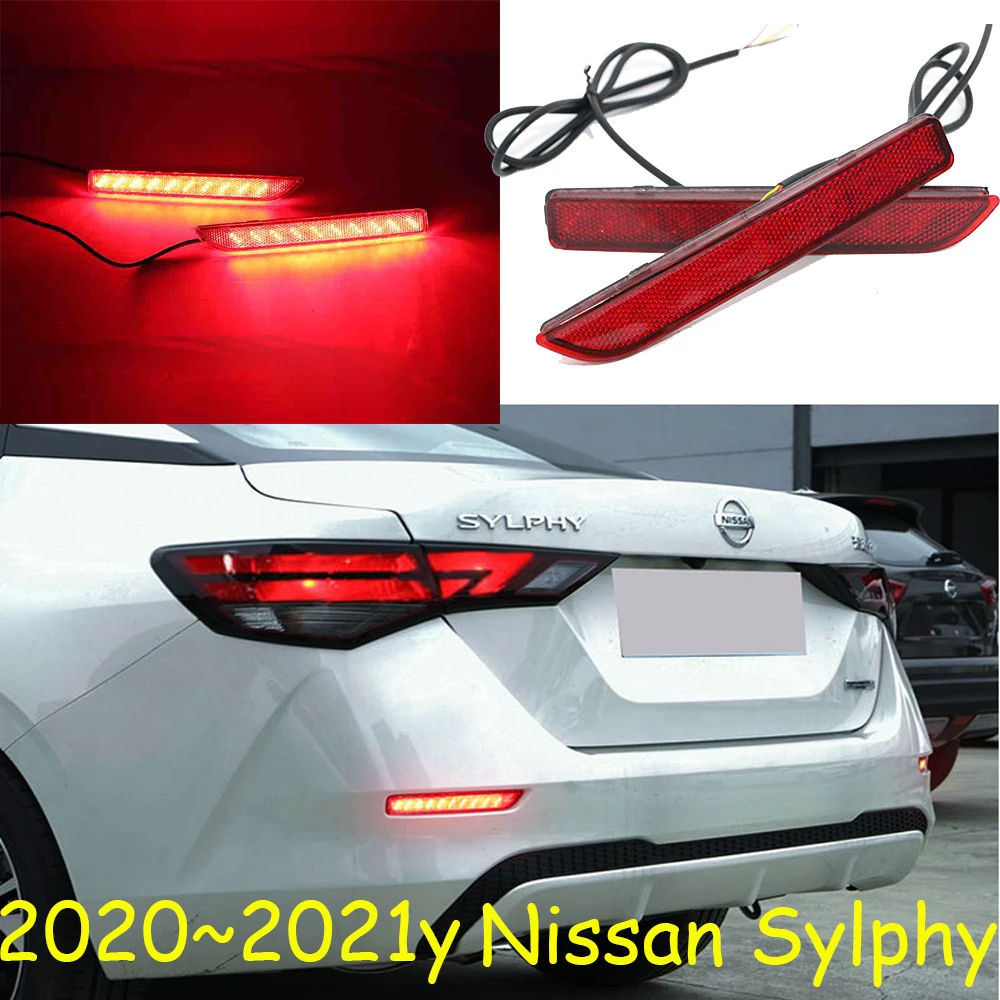 

Задний фонарь бампера автомобиля для заднего фонаря Sylphy 2020 ~ 2021y Sentra, светодиодные автомобильные аксессуары, задний фонарь для Sylphy, противотуманный фонарь