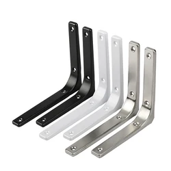 2Pcs Metal Wall Mounted Floating Brace Shelf Triangle Bracket, 75-400MM For Living Room, Bedroom, Kitchen, Balcony Decorative