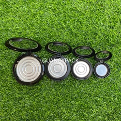 26mm 36mm 44mm Black Empty Plastic Eyeshadow Powder Compact High Class Blusher Container  Eyeshadow Flip Case Cosmetic Pallette