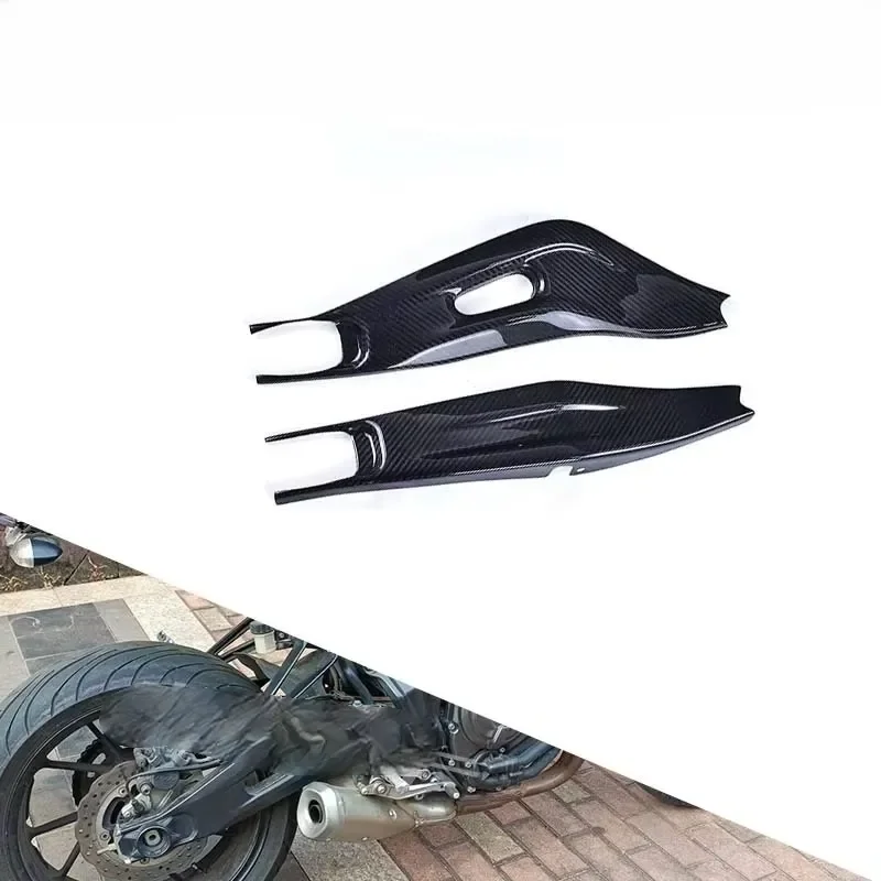 High Quality Carbon Fiber Rear Swingarm Cover and Left/right Swingarm Covers Motorcycle Modification for MT-07