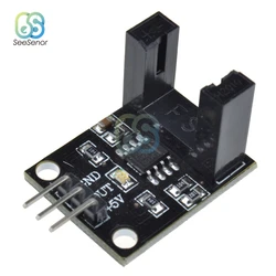 Photoelectric Beam Speed Sensor Module 5V Slot-Type Optocoupler Tacho-Generator Counter For Arduino/51/AVR/PIC Diy Kit