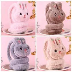 Cartoon Rabbit Winter Warm Earmuffs Plush Thick Soft Ear Cover Ear Protection Warmth Ear Muffs For Aldult Kids