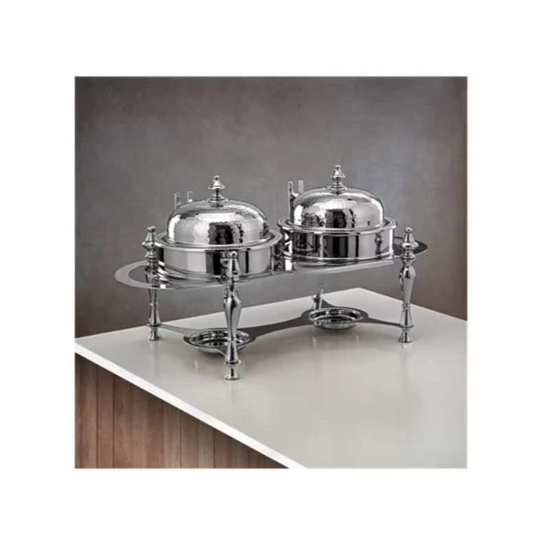 

Stainless Steel Silver Food Heater, Fondue Fabulous Accessories Food Fondue