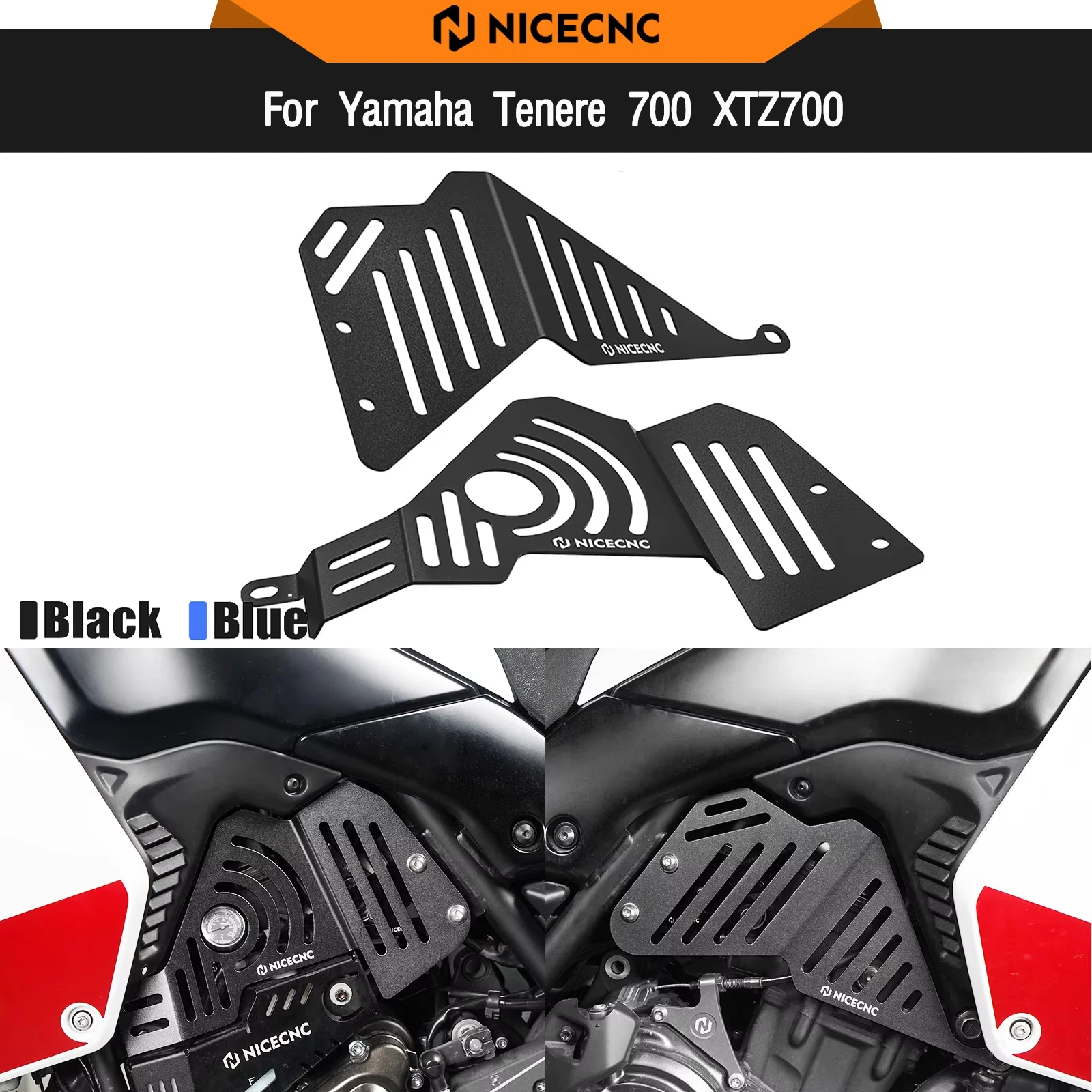 

For Yamaha 2019-2024 Tenere 700 XTZ700 T700 Side Fairing Guard Protector Cover Tenere 700 Rally Edition 2020-2024 2021 2022 2023