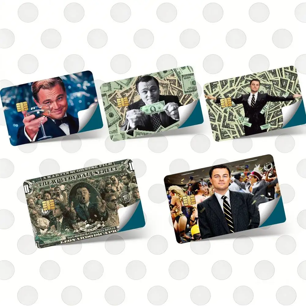 The W-Wolf of Wall S-Street Credit Card Skin Sticker Cover Decal Wrap Debit Card Stickers Durable Removable