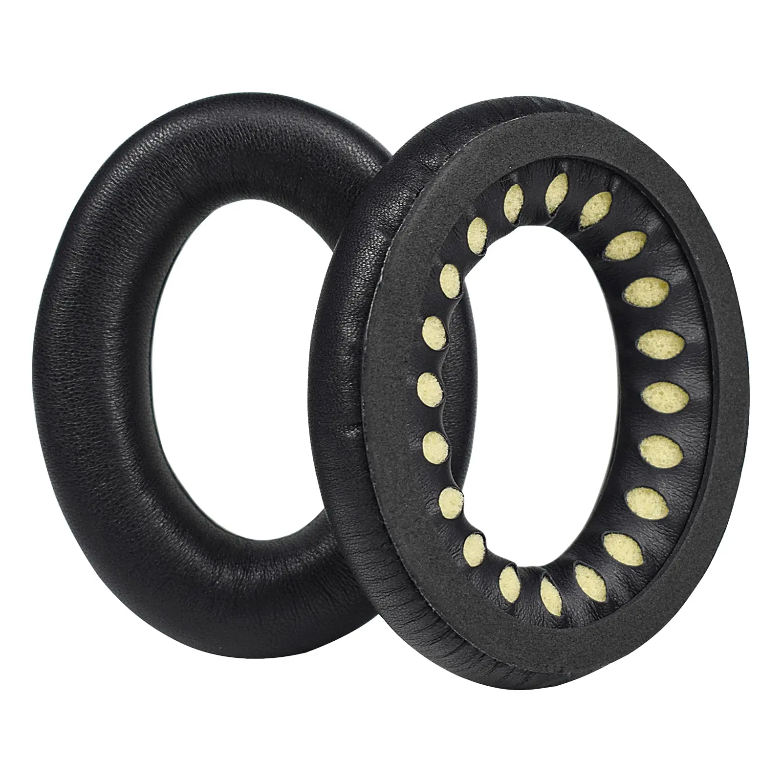 Lambskin Ear Pads Cushion, Replacement Sheepskin Earpads for Bose Quiet Comfort QC 35 II QC35 QC35ii Headphones