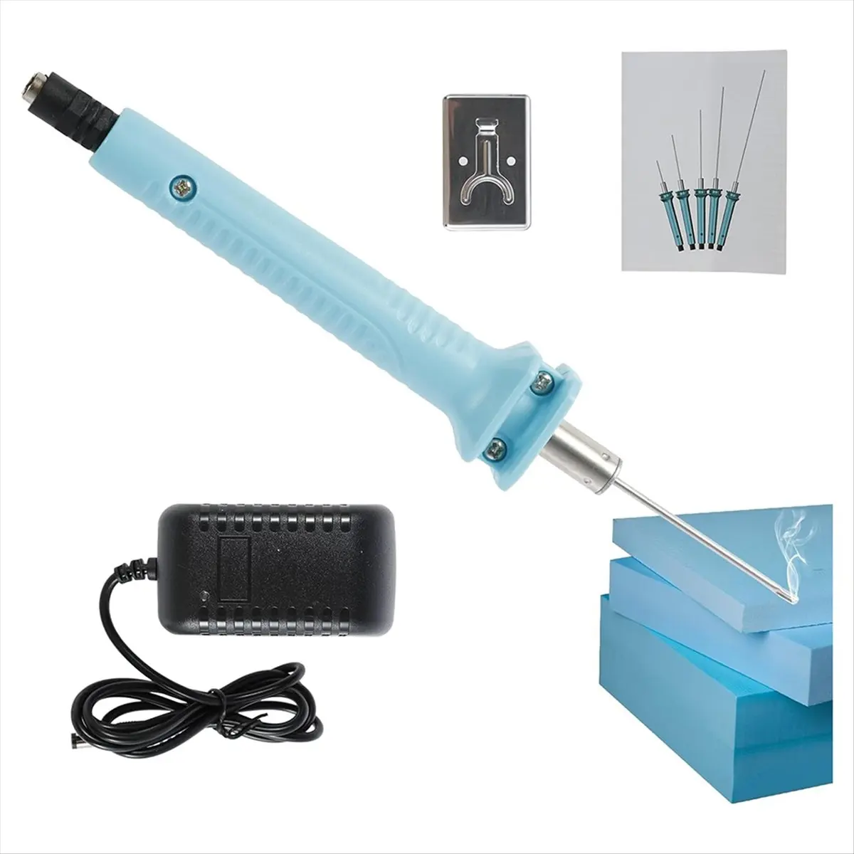 A24I Foam Cutter Pen, Wire Foam Cutter, Electric Foam Cutter Pen, Hot Cutting Tool for Art Making (50 mm) US Plug