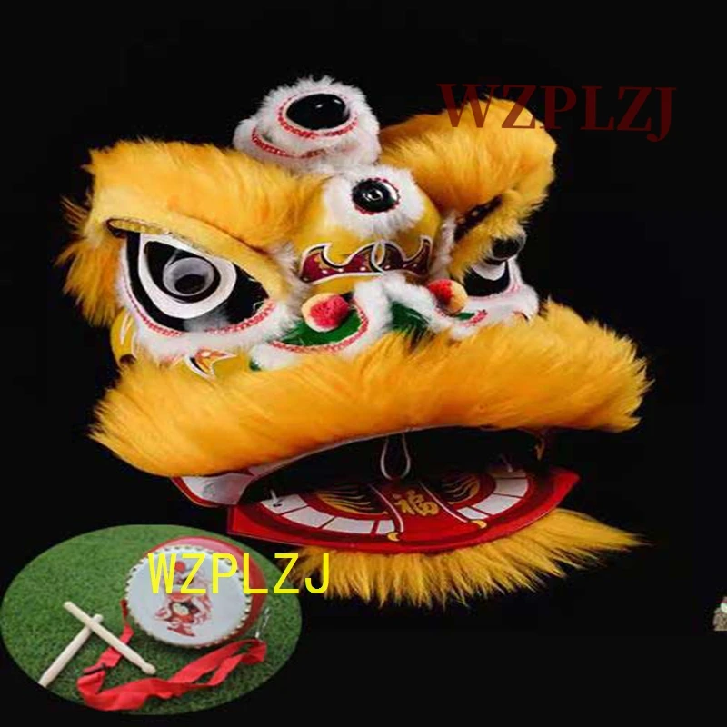 2025 New Royal 12 inch Lion Dance 3-5 Age Costume Drum  Kid Boy Girl  WZPLZJ Gift Party Performance Park Game Even Mascot