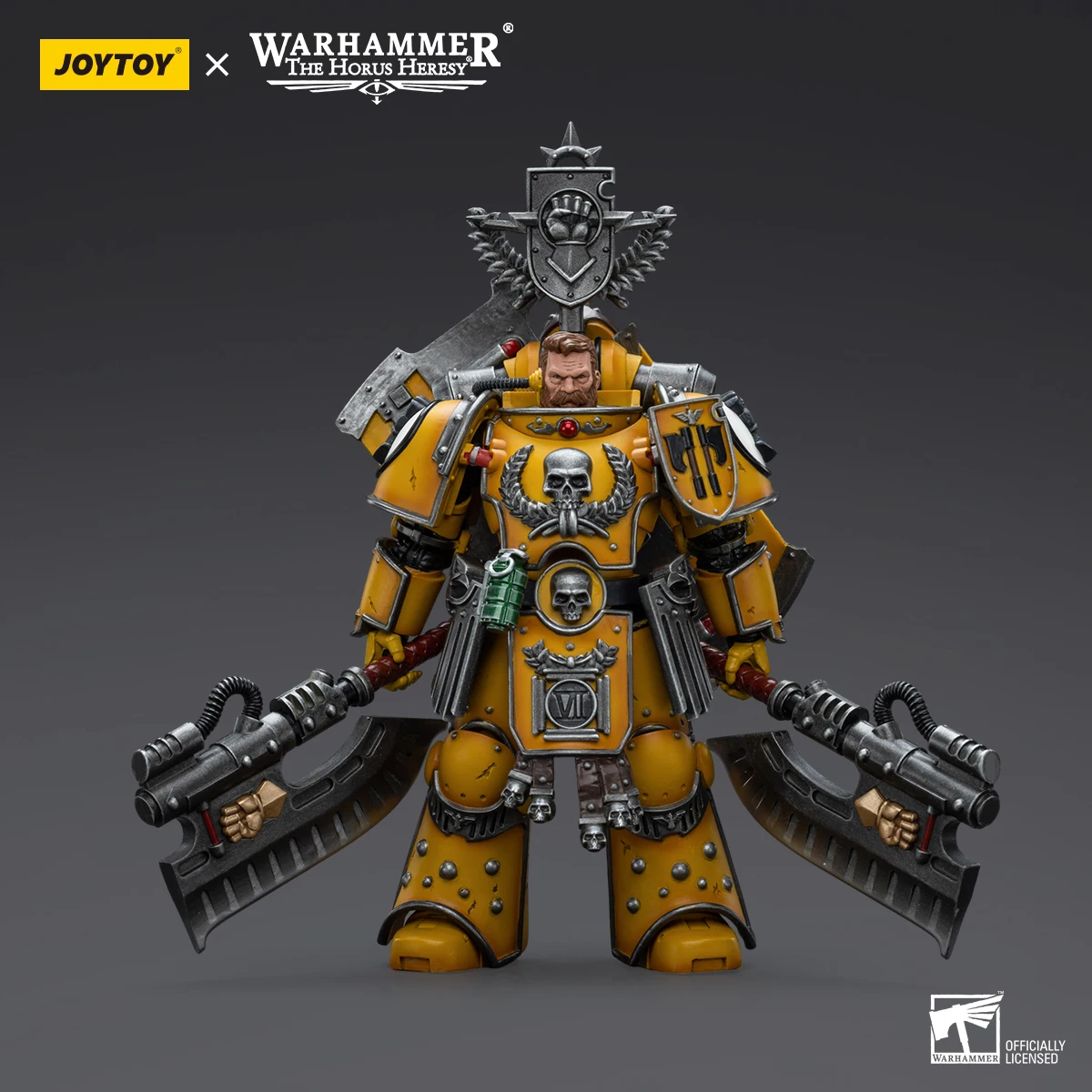 [Pré-encomenda] Joy Toy Warhammer The Horus Hersey Punhos Imperiais Fafnir Rann Figura de ação Warhammer 40K Decoração Brinquedos Presente de aniversário