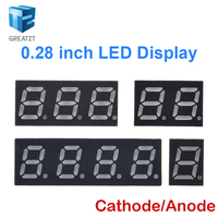 0.28 Inch Digital Tube LED Display 1Bit 2Bit 3Bit 4Bit Display Common Anode / Cathode 0.28\