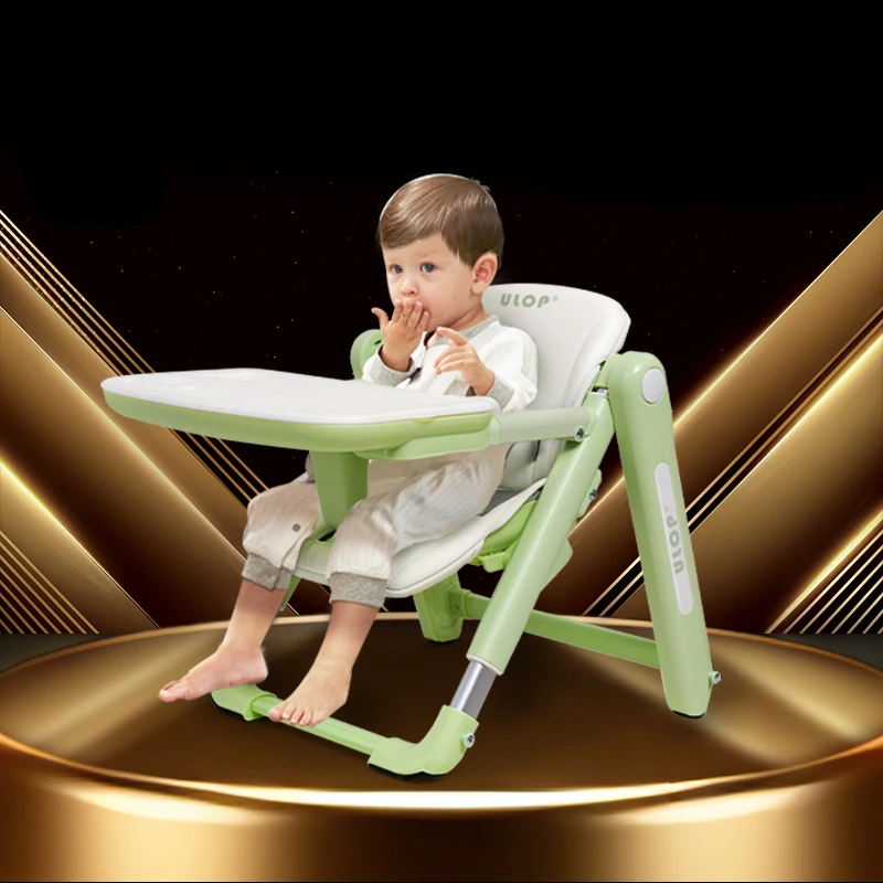 Portable Plastic Baby Dinning Chair,Foldable Food Table High Chairs,children's Simple Outdoor Picnic Baby Seat Chair Kids Chairs