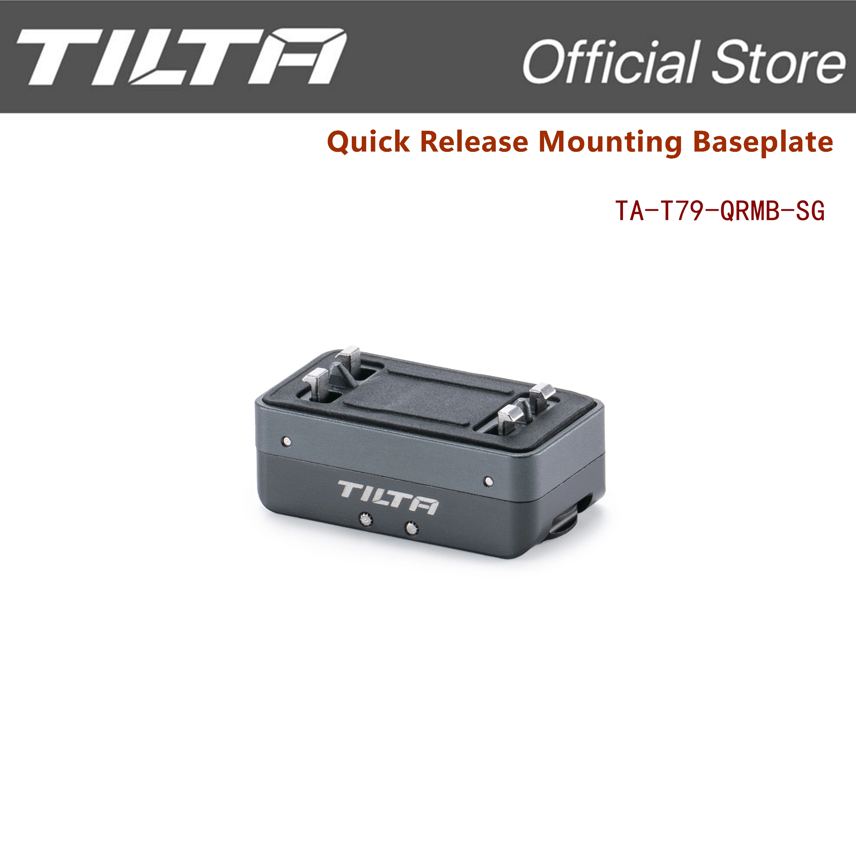 TILTA Quick Release montagebasisplaat voor Insta360 Ace Pro 1/2, X5, X4, en X4 Air met magnetische aansluiting 2-polige montage