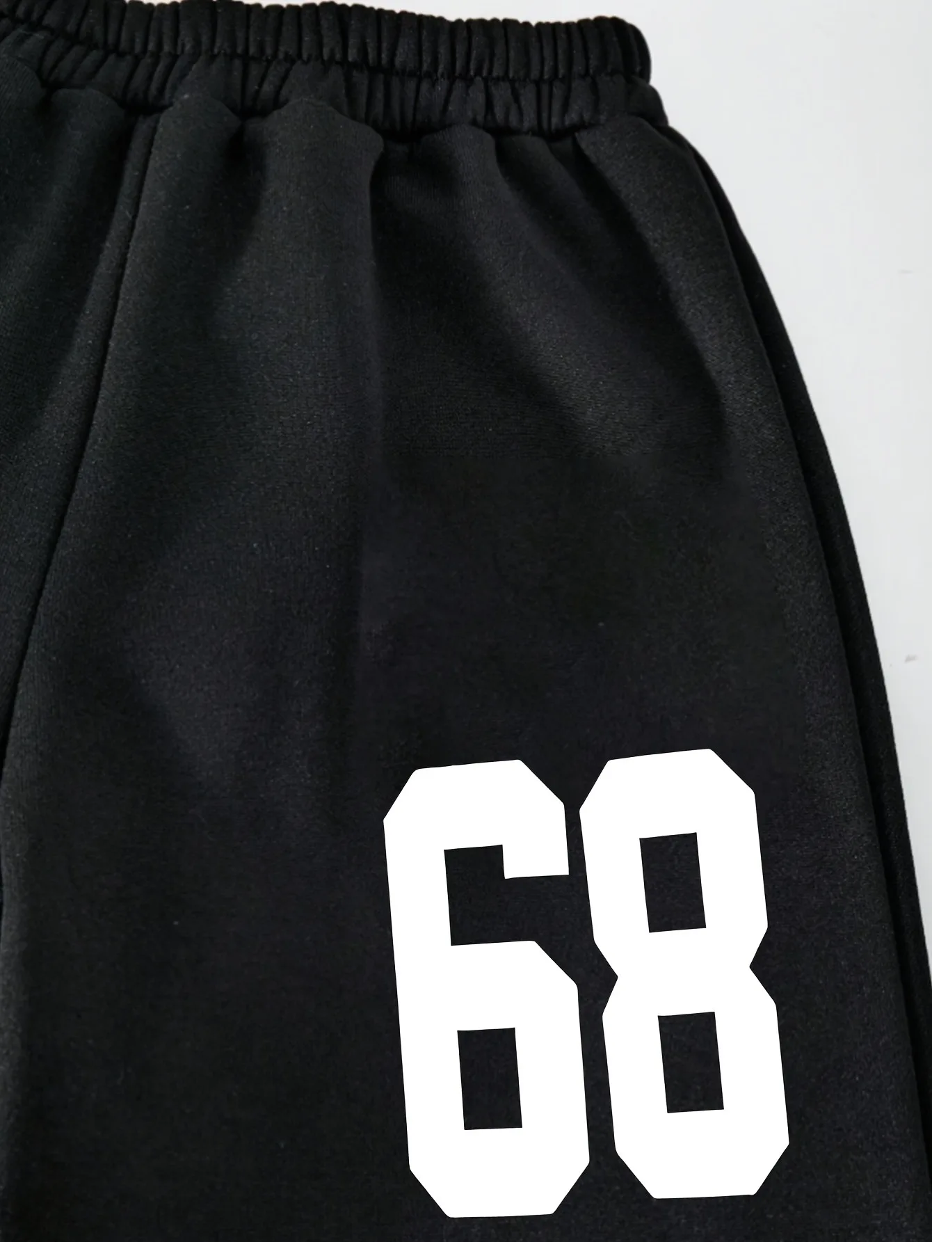 Vintage Mädchen 3er-Pack Sweatpants mit Zahlen-Print, Weites Bein, Elastischer Bund, Lässige Streetwear Loungewear für 4-12 Jahre – Detail 3