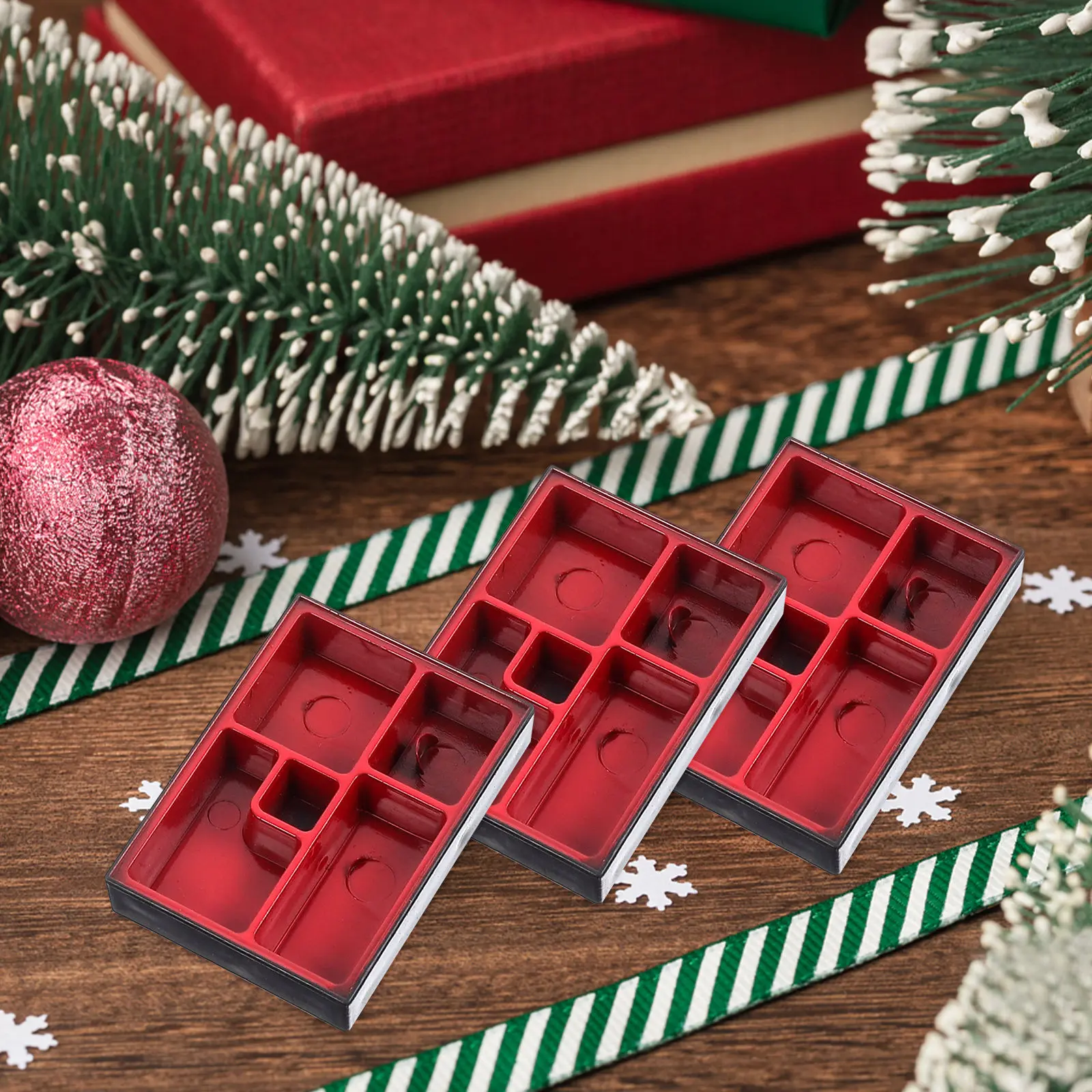 10Pcs Miniature Food Plate Set Mini House Kitchen Scene Decoration Tiny Divided Plates Decor for DIY Dollhouse Layout Props