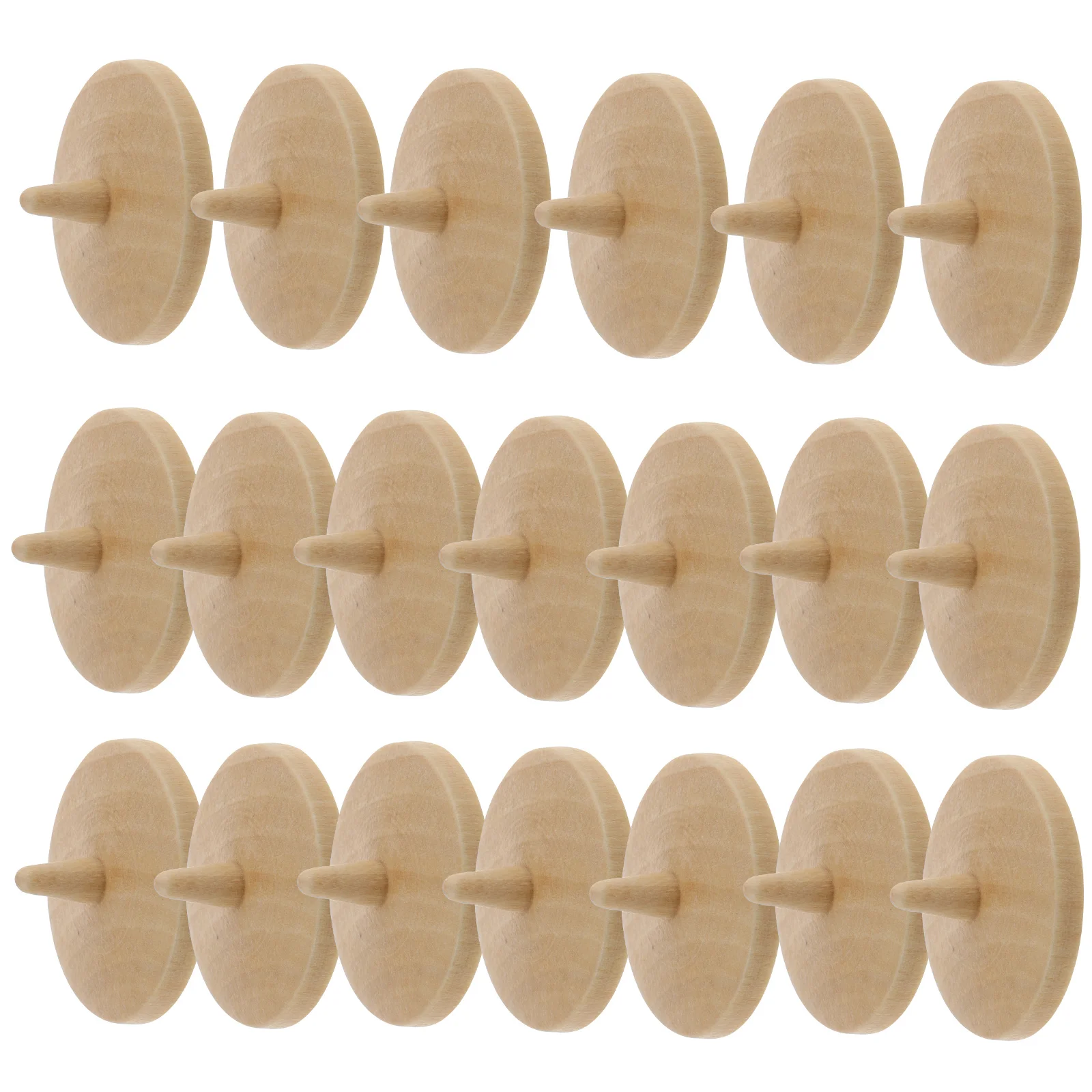 

20pcs Wooden Golf Ball Positioning Markers For Golfers Flat Golfs Balls Marker For Accurate Ball Placement And The