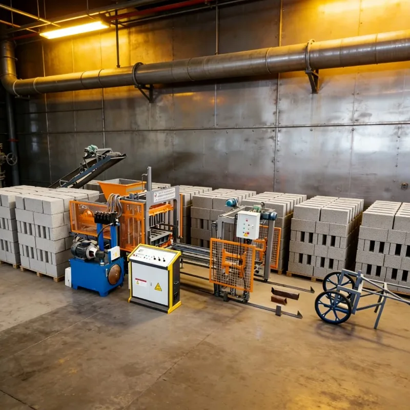 Customized Block Making Machine Small Manual Cement Brick Machine Hollow Block Making Machinery for Construction Business