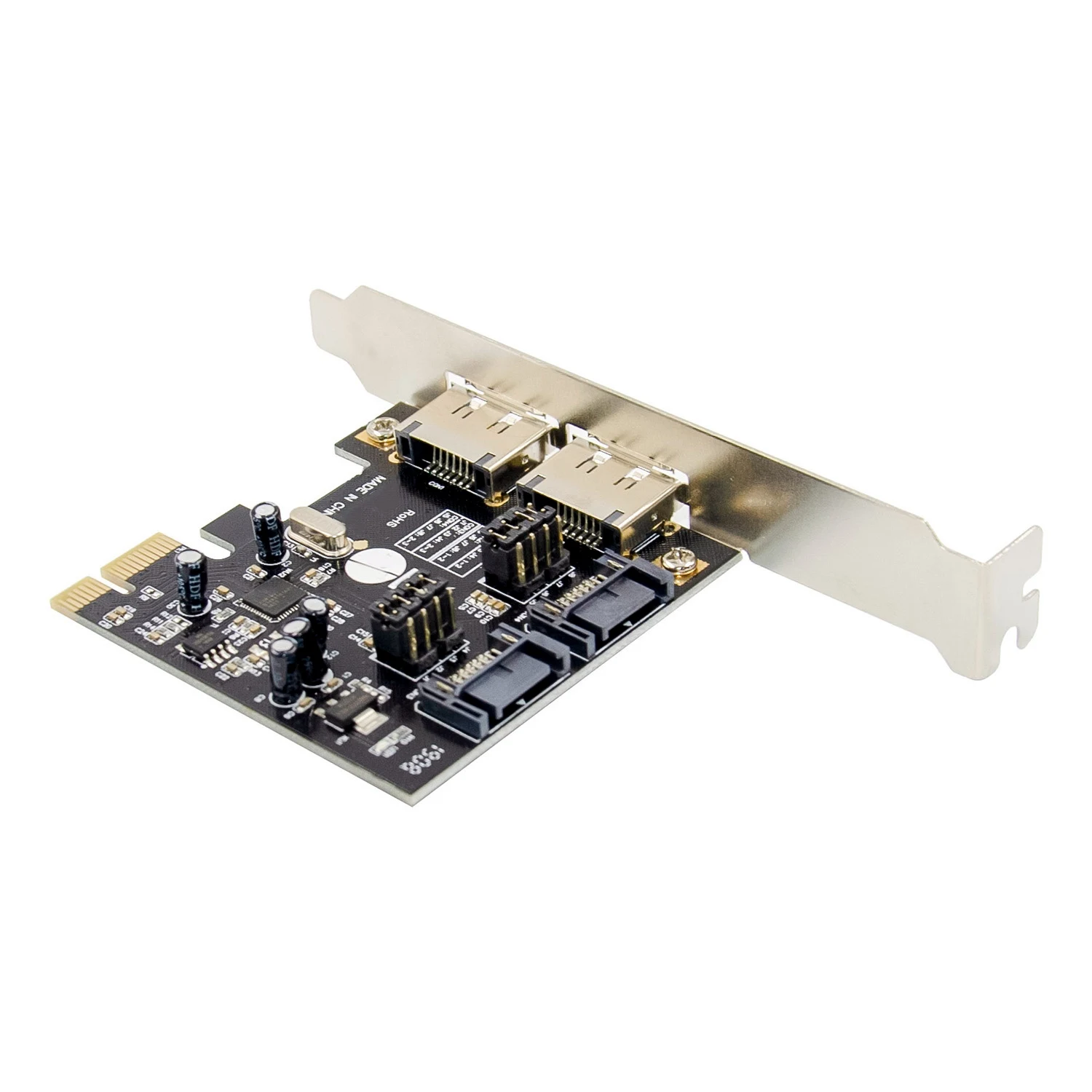 A56XQ PCIE ESATA SATA III Expansion Card PCI-E to SATA3.0 6Gb/S PCI-E Express Adapter ASM1061 Chipest for PC