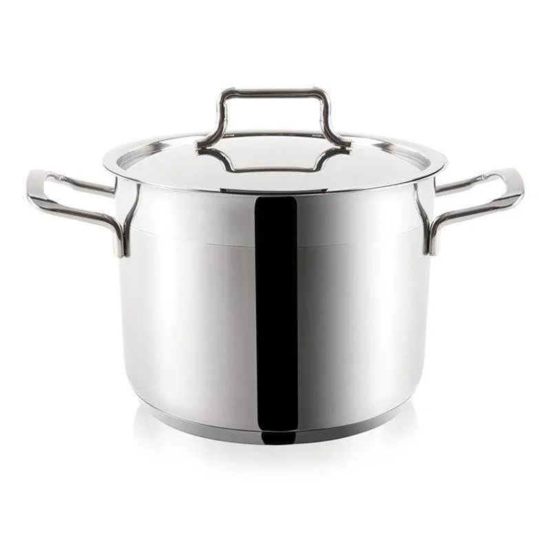 Stalen Pot Met Deksel Anett 24 Cm, 8 L