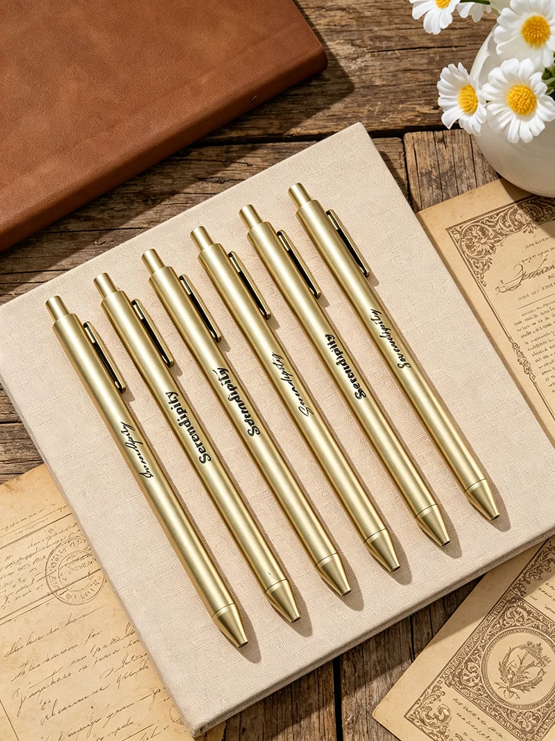 Personalized Bridesmaid Gift Gold Custom Pen Wedding Party Favors Elegant Bridal Shower Gift Script Engraved Luxury Pen
