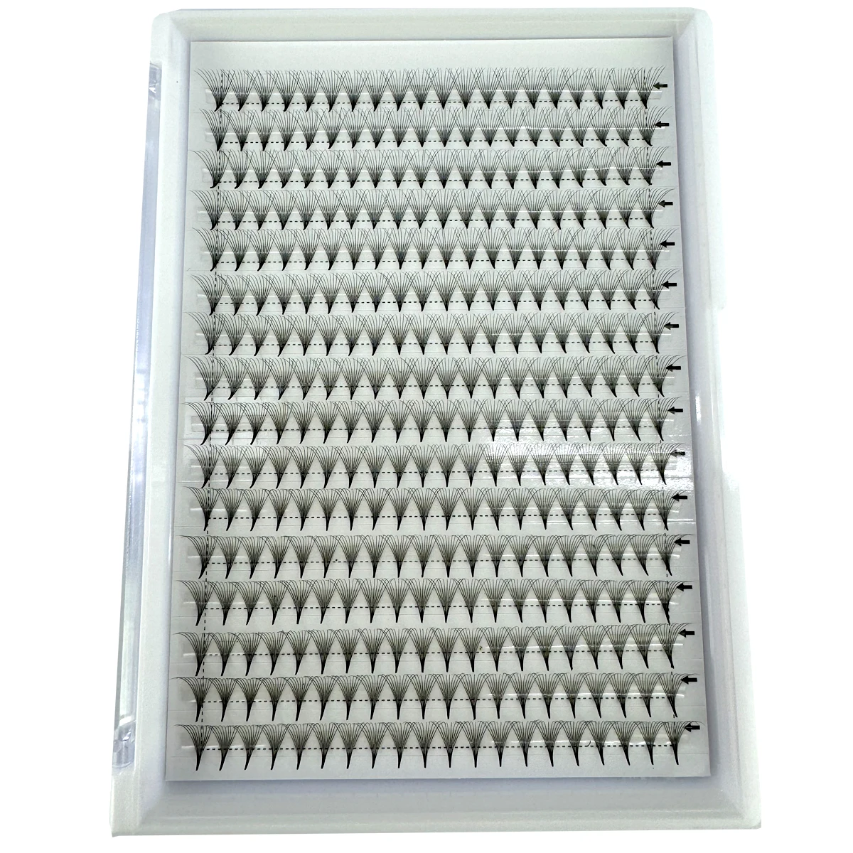 Large capacity Premade Russian Volume Fans 16lines 5D/10D Mink Eyelashes C/D curl Short Stem Lash Eyelash Extensions Supplies